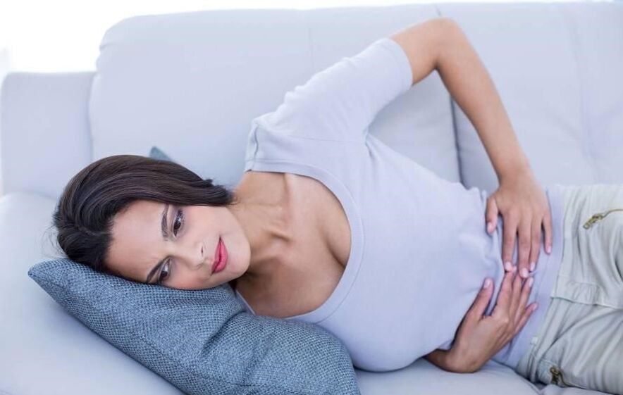 Symptomen van cystitis bij een vrouw